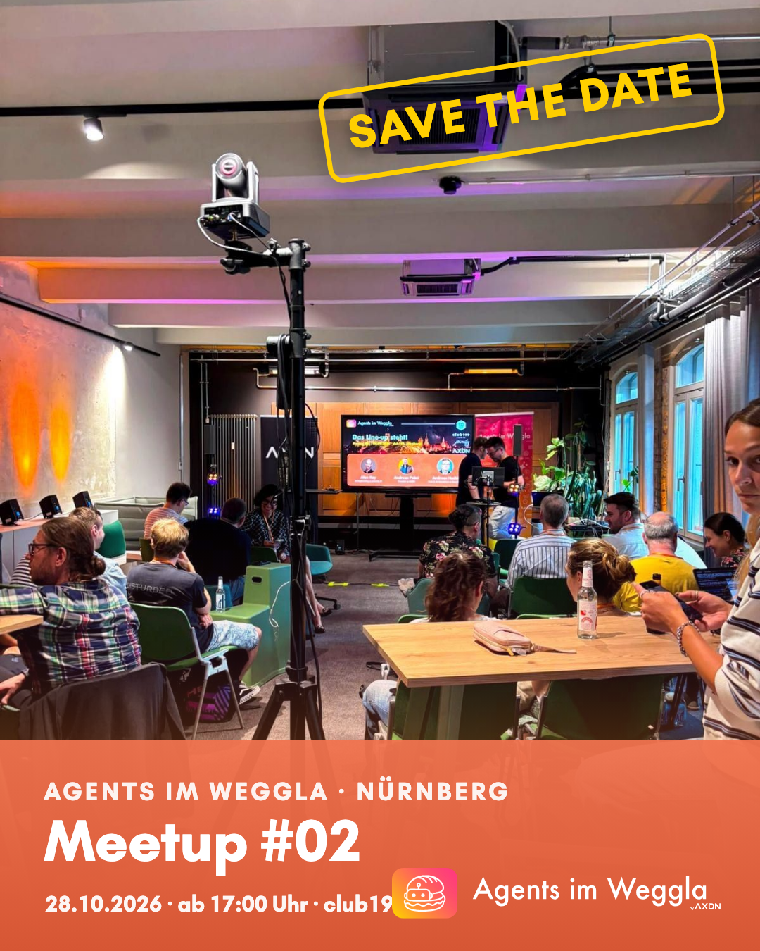 Save the Date: Agents im Weggla Meetup #02 am 28.10.2026