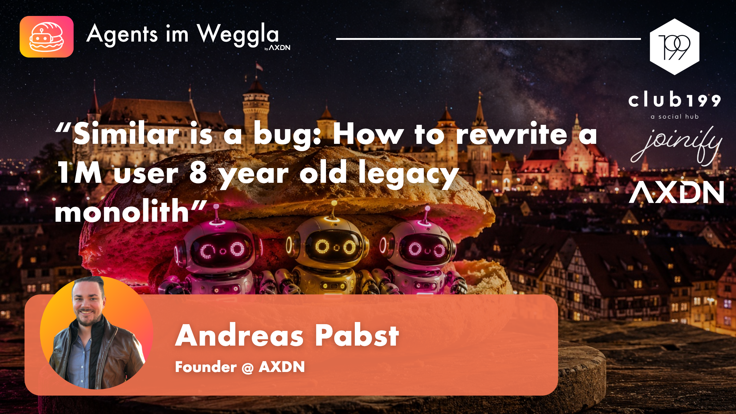 Speaker-Announcement: Andreas Pabst — Similar is a bug